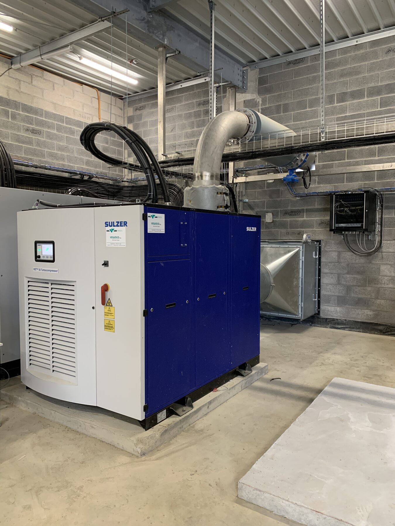Beluchtingsinstallatie geplaatst door Vewaco