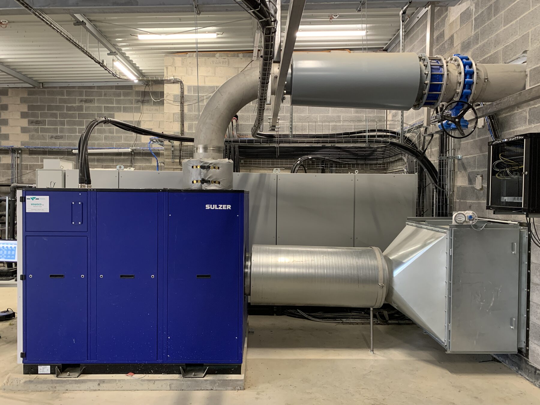 Beluchtingsinstallatie geplaatst door Vewaco