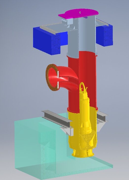 3D-ontwerp en werktekening van Vewaco