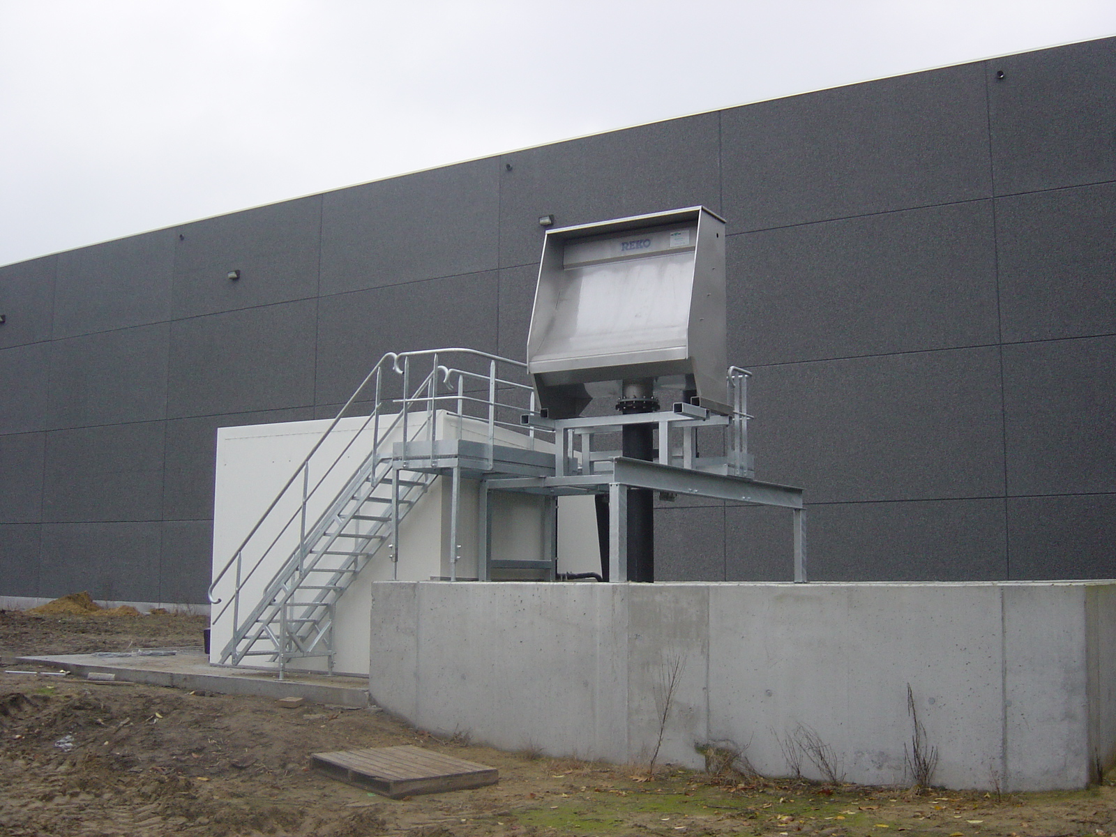 Zeefbocht en trommelzeef voor filtratie van afvalwater