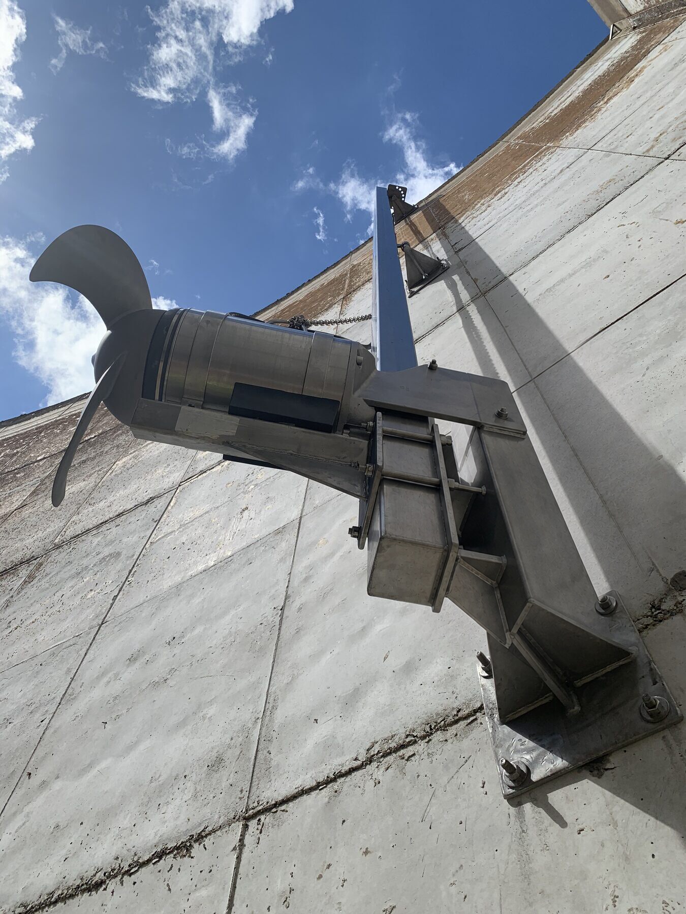 Tank mixer geplaatst door Vewaco